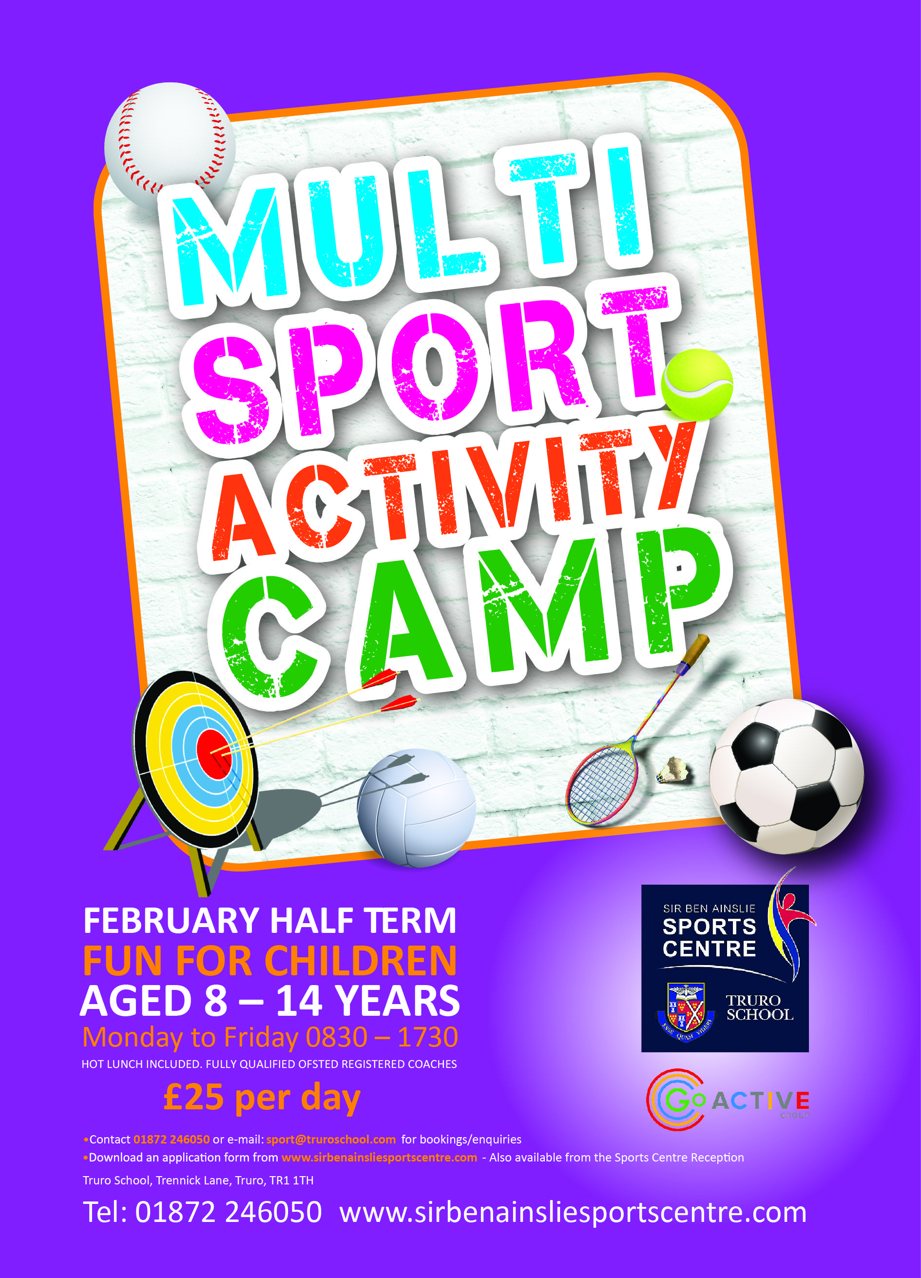 February Activity week : Sir Ben Ainslie Sports Centre