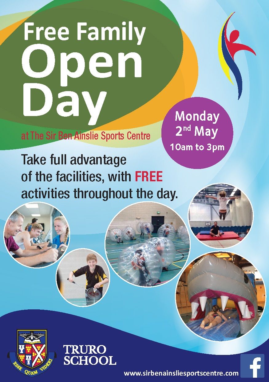 Free Sports Centre Open Day Sir Ben Ainslie Sports Centre