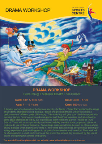 Easter Drama Workshop : Sir Ben Ainslie Sports Centre