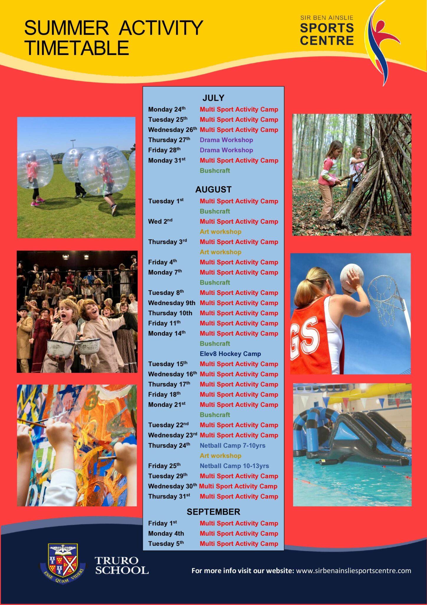 summer-activity-camp-schedule-sir-ben-ainslie-sports-centre